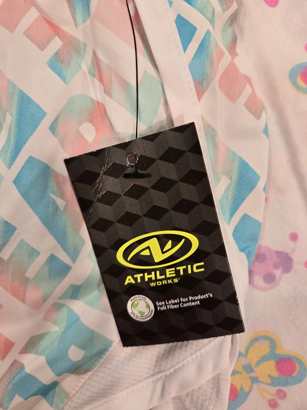 *Athletic* Girls' Pastel Logo Print Shorts